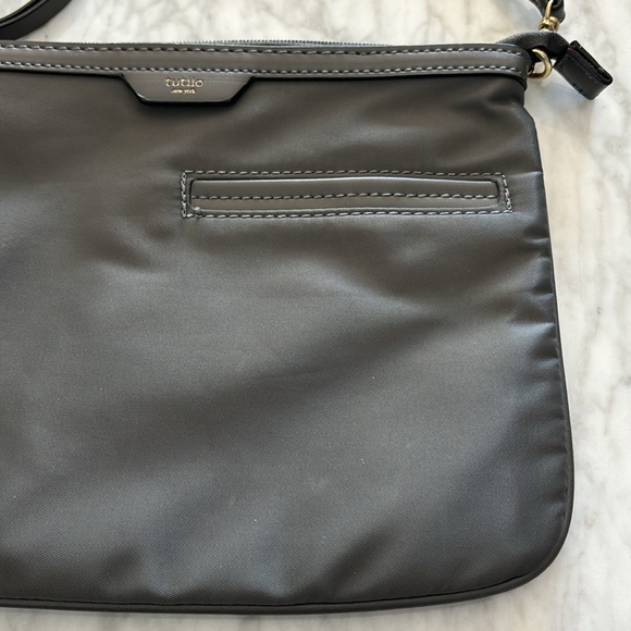 Tutilo New York Nylon Shoulder Bag Gray - Picture 3 of 7